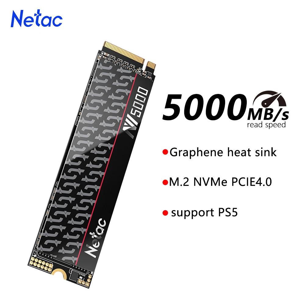 Netac SSD nvme PCIE4.0, 1TB, 2TB, SSD 500GB, M2 ϵ ̺ , PS5 Ʈ ũž